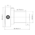 12-Megapixel M12 Fisheye Lens with 180° FOV