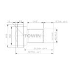 IR Corrected Wide Angle CCTV Security Lens