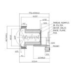 1/2.7″ 3.2mm 124° Wide Angle M12 Lens | 6G Automotive CCTV Lens