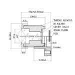 1/3″ 2.6mm 160° Wide Angle M12 Lens