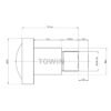 3.2mm 108° 8MP M12 Wide Angle Lens | IR Corrected CCTV Automotive Lens
