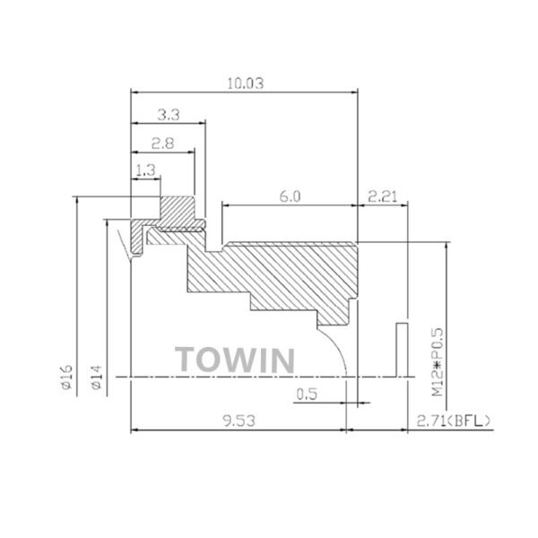 M12 Wide Angle CCTV Lens