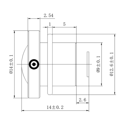 8-Megapixel M12 Automotive Lens with 200° FOV