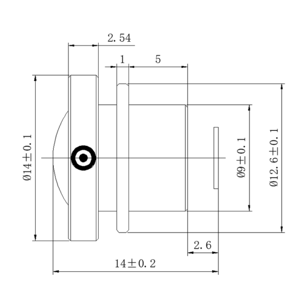 8-Megapixel M12 Automotive Lens with 200° FOV