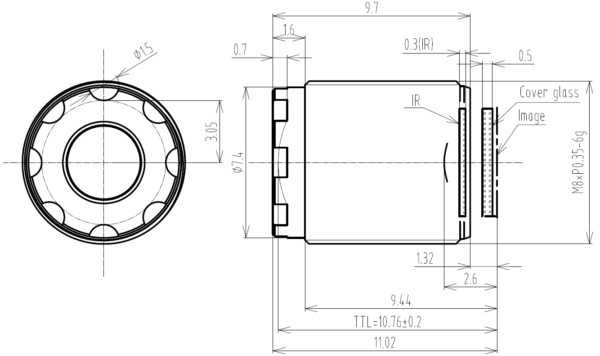 Low Distortion CCTV Lens