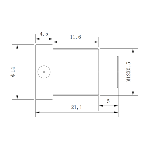5-Megapixel 16mm M12 Low Distortion Lens