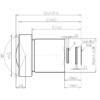 2.8mm 1/2.8″ M12 Wide Angle Lens