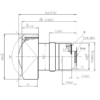 3.4mm M12 Low Distortion Lens | Drone Lens