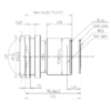 3.4mm 135° Wide Angle M12 Lens