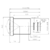 6mm 1/2.5″ M12 CCTV Industrial Lens