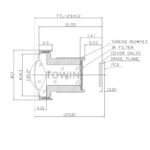 1/2.3″ 4mm 118° Wide Angle M12 Lens