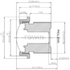 1/4″ 1.8mm 180° M12 Fisheye Lens
