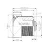 1/4″ 2.0mm 5MP M12 Low Distortion Lens
