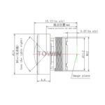 2.1mm 161° M12 Wide Angle CCTV Lens