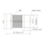 1/2.7″ 3.1mm M12 Wide Angle Lens