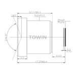 3.3mm 1/2.7″ M12 Wide Angle Lens