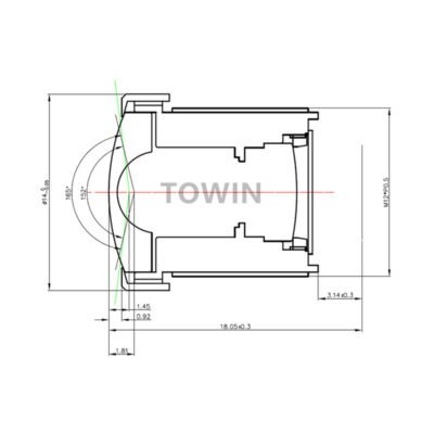 2.5mm 1/2.8″ M12 Wide Angle Lens