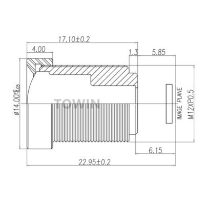 1/3″ 4.5mm M12 Wide Angle Lens