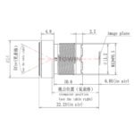 3.3mm 1/2.7″ M12 Wide Angle Lens