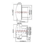 1/3″ 1.4mm 155° M8 ultra-wide Lens