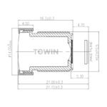 3.0mm 150° Wide Angle M12 Lens