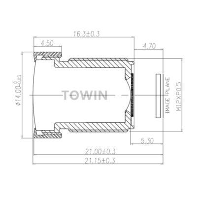 3.0mm 150° Wide Angle M12 Lens