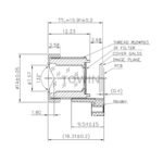 1/2.8″ 3.65mm 116° Wide Angle M12 Lens