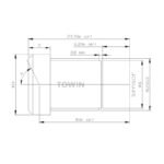 1/2.7″ 3.6mm M12 Wide Angle IR Corrected CCTV Lens