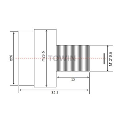 18mm Low Distortion M12 Machine Vision Lens