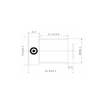1/2.3″ 3mm 104° Low Distortion Wide Angle M12 Lens