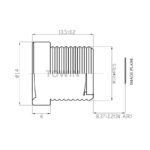 16mm 1/3" M12 Low Distortion Lens
