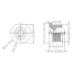 M12 Low Distortion Lens