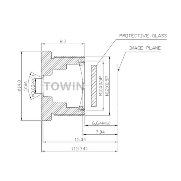 M12 Machine Vision Lens