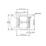 4.2mm F2.4 Megapixel M8 Miniature Lens