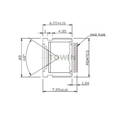 4.2mm F2.4 Megapixel M8 Miniature Lens