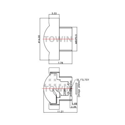 Wide Angle Endoscope Lens