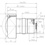 Low Distortion 4K Machine Vision Lens