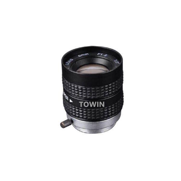 6mm F1.2 CS-Mount CCTV Lens | IR Corrected Industrial Lens