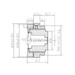 6MP 4.3mm CS-Mount Drone Lens | 1/1.8" Wide Angle Lens