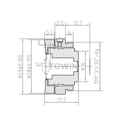 6MP 4.3mm CS-Mount Drone Lens | 1/1.8" Wide Angle Lens