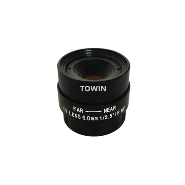 6mm 3MP CS-Mount IR Corrected Lens | 1/2.5″ CCTV Lens