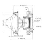 1.7mm 200° M12 Fisheye Automotive Lens