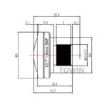 185° Fisheye M12 Lens