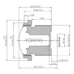 1.8mm 180° Fisheye M12 Lens