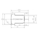2.4mm 184° Fisheye M12 Lens