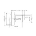 8MP 1.5mm Fisheye M12 Lens | 185° IR Corrected Panoramic Lens