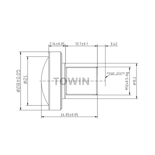 8MP 1.5mm Fisheye M12 Lens | 185° IR Corrected Panoramic Lens