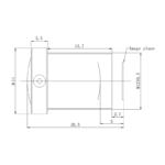 12MP 6mm M12 Automotive Lens | IP67 Low Distortion Drone Lens