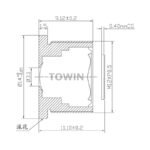 5MP 7.5mm M12 Low Distortion Industrial Lens