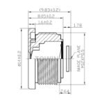 3MP 6mm M12 Low Distortion Industrial Lens